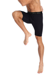 Telaleo Men's Compression Shorts 3-Pack for Running and Workouts