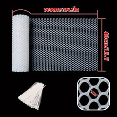 Plastic Wire Mesh Wide Fixed Belt Protective Net for Balcony Gardening