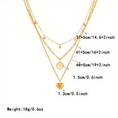 Stainless Steel Necklace Tree Heart Shape Pendant Jewelry