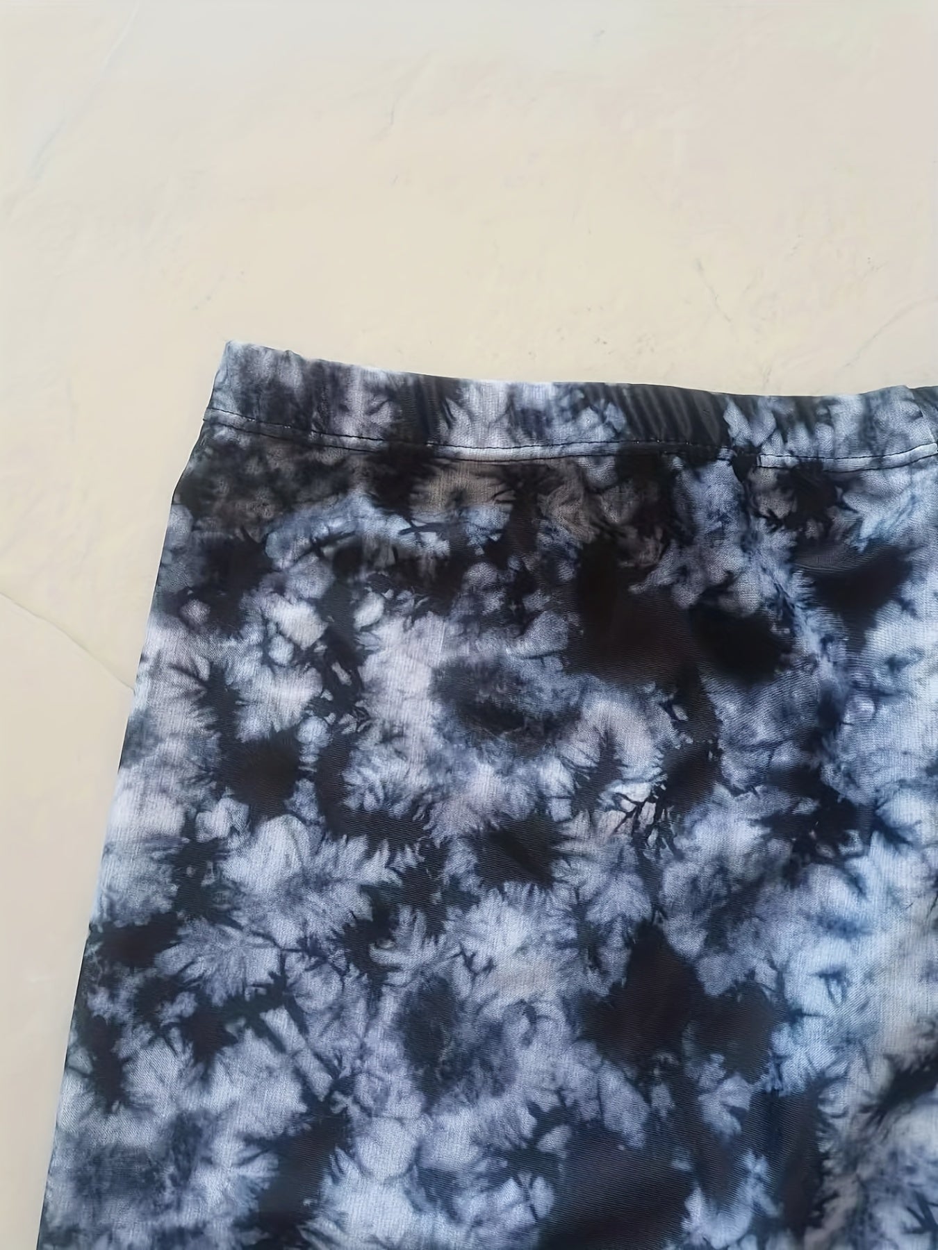 Men's Tie Dye Tropical Leaf Swim Boxers