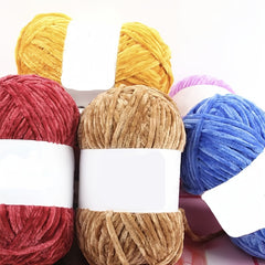 100 Poly Smooth & Soft Chenille Yarn 100g Roll