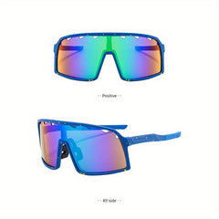 Men's Colorful Cycling Glasses Full Frame Sunglasses
