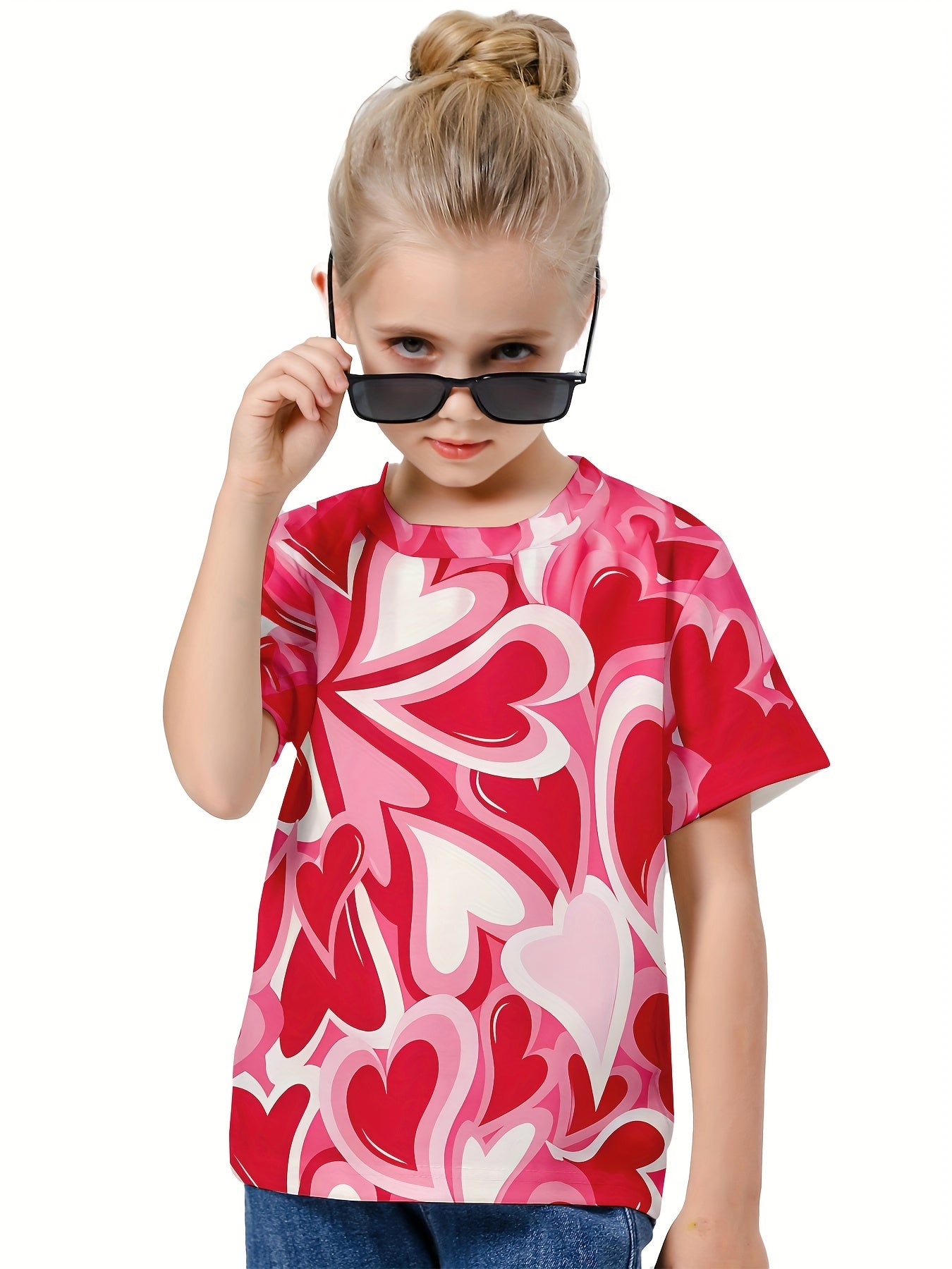 Tie Dye Clover Print 3D T-Shirt for Boys Girls Sports Gift