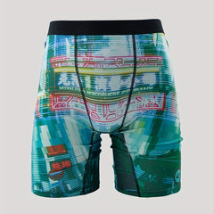 Men's Street Camo Nut Boxer Active High Stretch Breathable Underwear