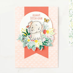 Elephant Metal Cutting Dies And Stamps For Scrapbooking