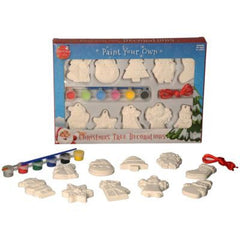 Kids Plaster Christmas Decorations Set of 10 Craft Kit