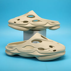 Men's Closed Toe Platform Slides Slippers