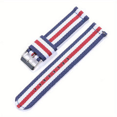 Nylon Watch Band For Galaxy 46mm 42mm Rainbow Quick Release Bracelet