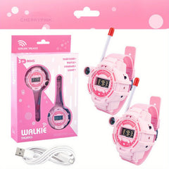 Cartoon Electronic Watch Rechargeable Silicone Watch for Kids