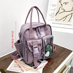 Small Dinosaur Toy Decor Backpack Lightweight Top Handle Waterproof Bag