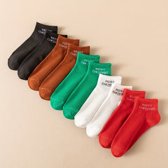 Christmas Cartoon Ankle Crew Socks Pack Women's Stocking