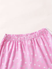 4pcs Girls' Active Shorts Athletic Fit Dry Fit Dolphin Gym Shorts Set