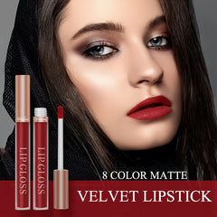 5PCS Waterproof Long Lasting Red Lip Tint Velvet Matte Lip Gloss
