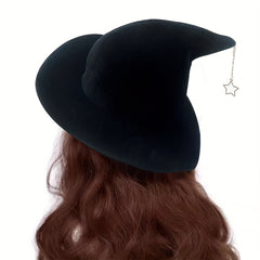 Witch Hat for Stage Party Makeup Props Halloween Wizard Hat Costume