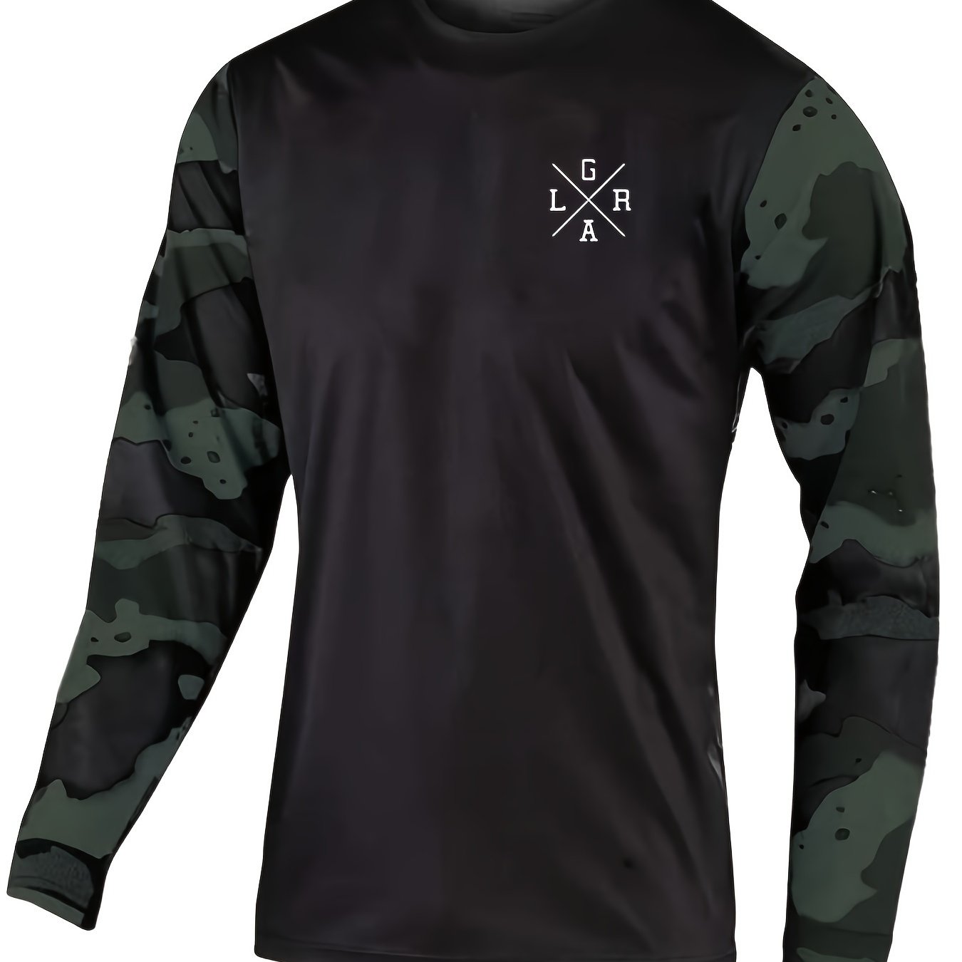 Camouflage Men's Long Sleeve Sports T-shirt
