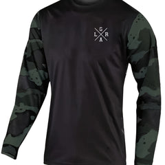 Camouflage Men's Long Sleeve Sports T-shirt