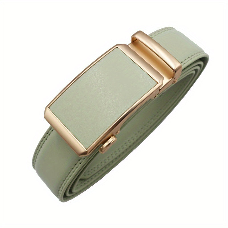 Leather Automatic Belt Buckle Men's Business Casual Jeans Accessories