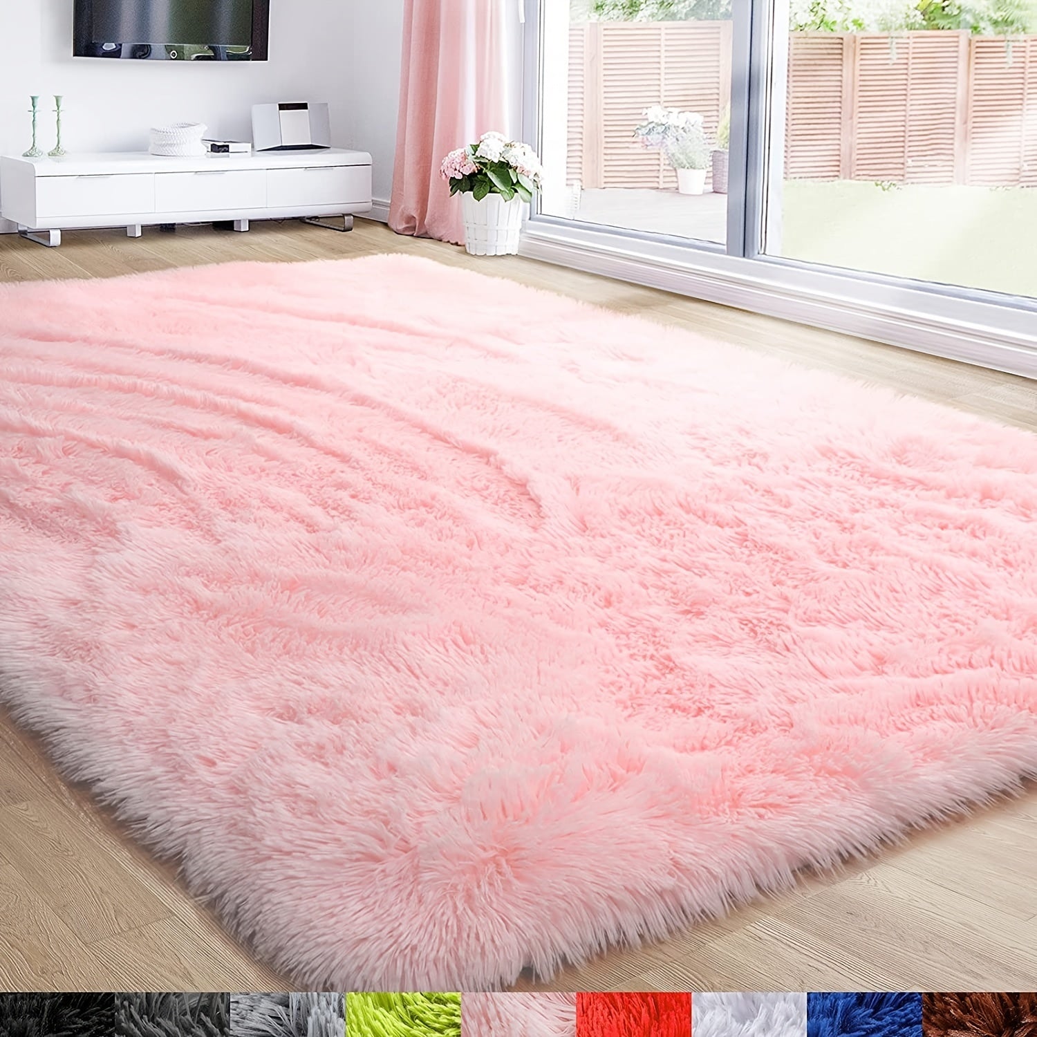 Soft Plush Shaggy Rug 78x110in