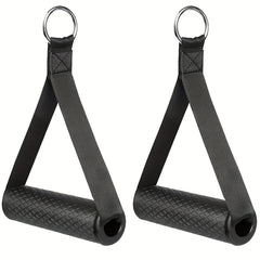 Resistance Band Set with Rubber Handles for Yoga Strength Training