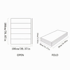 Foldable Kids Rug Cartoon Pattern Educational Activity Surface