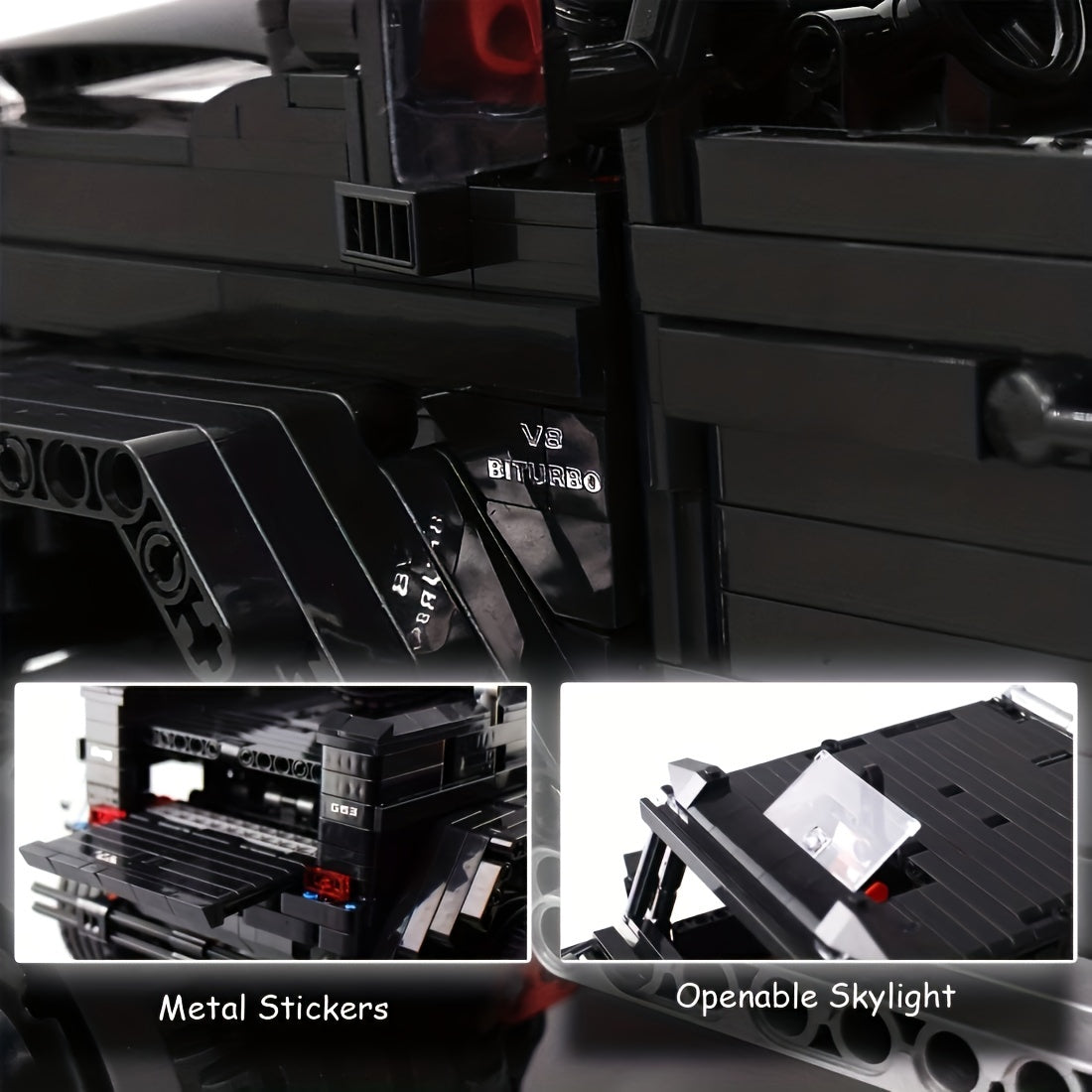 High Difficulty 1:8 Off-road Vehicle Model Building Blocks