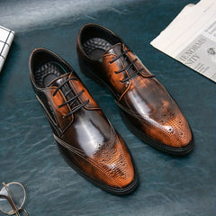 Men's Formal Dress Shoes Lace Up Business Shoes Slip Low Top