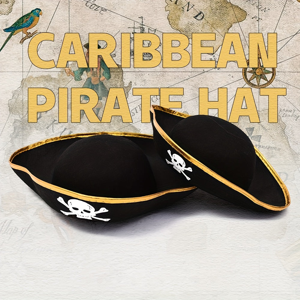 Pirate Captain Hat Halloween Cosplay Props Party Supplies
