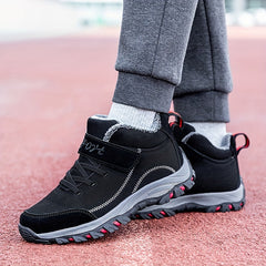 Plush Lined Thermal Hiking Boots Non Slip Outdoor Snow Shoes