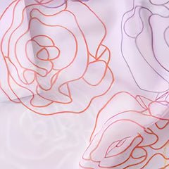 Thin Silk Feeling Square Scarf Casual Neck Scarf Hair Wrap For Night