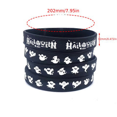 Halloween Bracelet Carnival Night Western Traditional Ghost Party Silicone Brace
