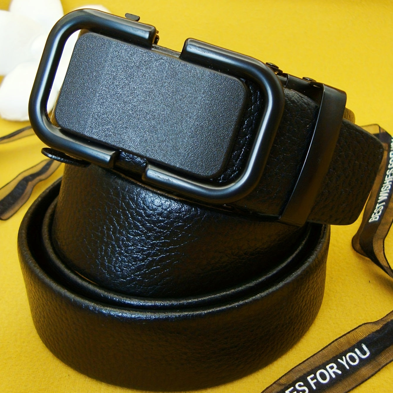 Men's Business Casual Leather Belt