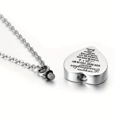 Heart Pendant Cremation Urn Necklace Ashes Jewelry - Pet Memorial Pendant
