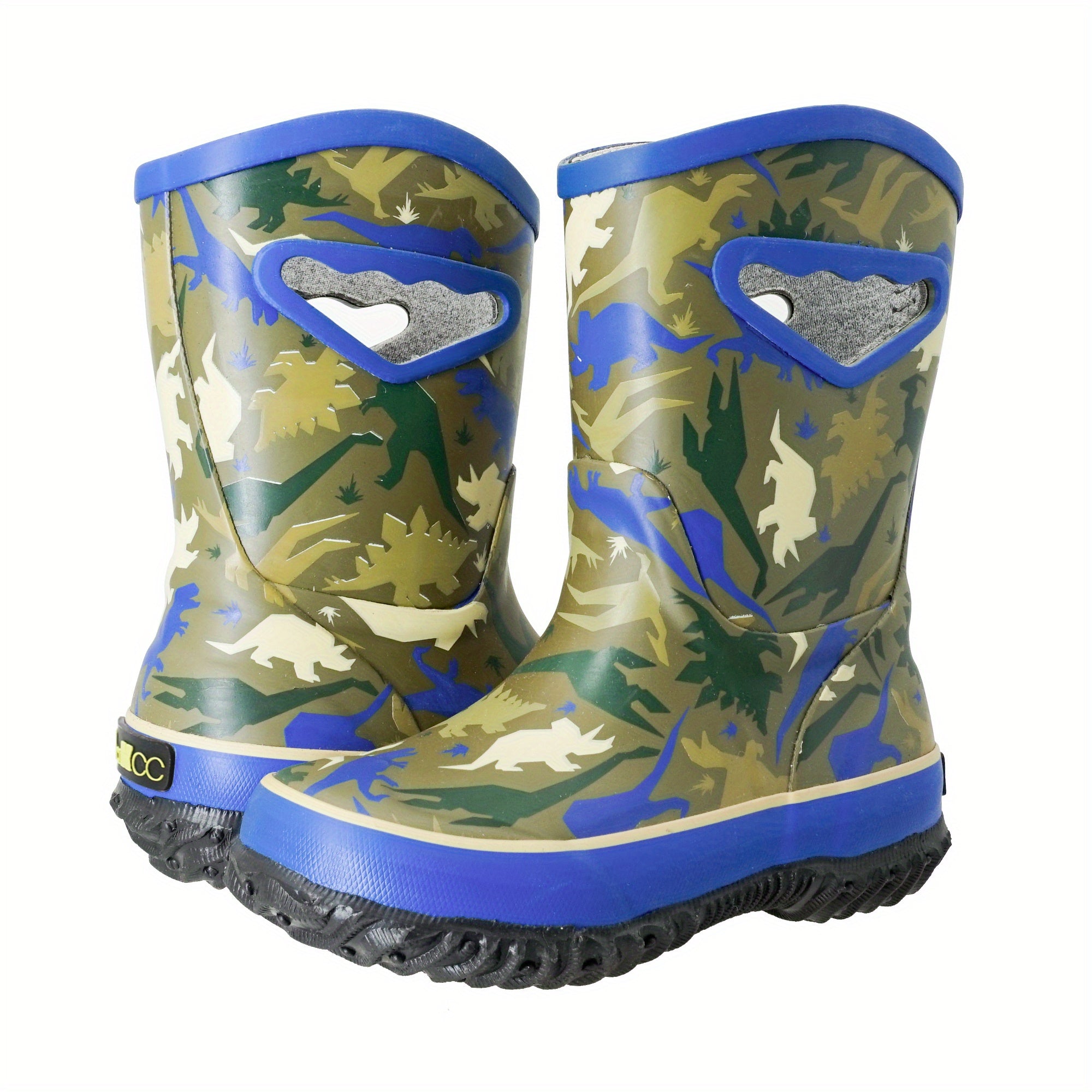 Space Planet Print Rain Boots Non Slip Waterproof Short Boots