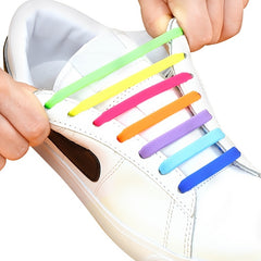 Lazy Man Shoelaces Buckle Silicone No Tie Shoelaces Creative Elastic