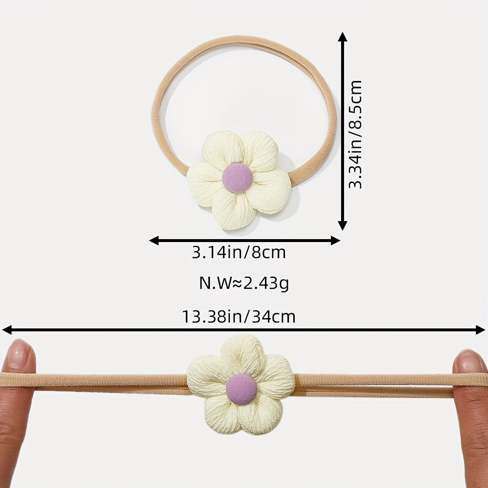 Cute Flower Hair Tie for Kids, Ideal for Babies & Toddlers