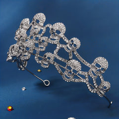 Skull Shape Headband Halloween Party Jewelry Tiara Hair Accessories