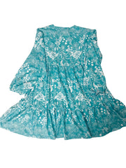 Boho Dress Women's Plus Lantern Sleeve V Neck Dress