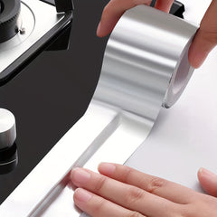 Aluminum Foil Tape Stove Sink Waterproof Sticker 3.9x1.18in