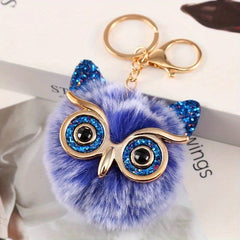 Cute Owl Keychain for Women Bags Car Keys Girls Handbag Backpack Pendant