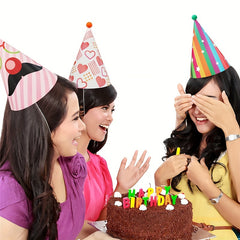 8pcs Adult Birthday Party Hats, Party Supplies & Decorations