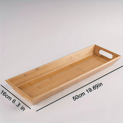 Bamboo Serving Tray Decorative Storage Tray