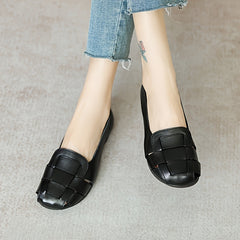 Women's Closed Toe Flat Loafers Lightweight Slip on Shoes