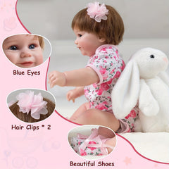 45 72 Cm Lifelike Reborn Baby Doll Soft Body Realistic Newborn Baby Doll