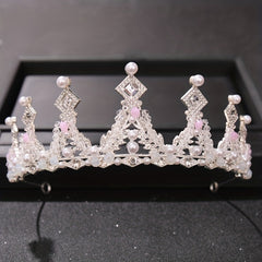 Rhinestone Crown Headband Hair Accessories for Party Girls