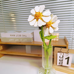 Calendula Flower Building Blocks DIY Puzzle Toy & Decor