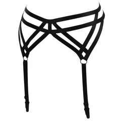 Gothic Waist Suspender Belt Body Harness Women's Lingerie Accessories