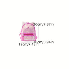 Kids Sequin Backpack Cartoon Travel School Bag