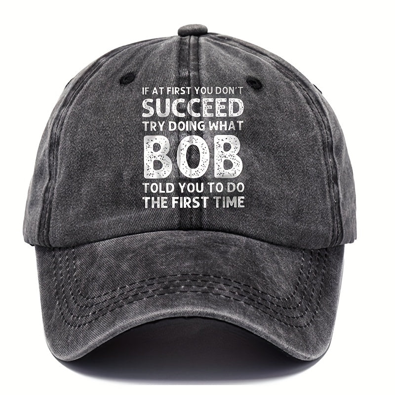 Adjustable Cowboy Baseball Cap for Stylish Summer Look