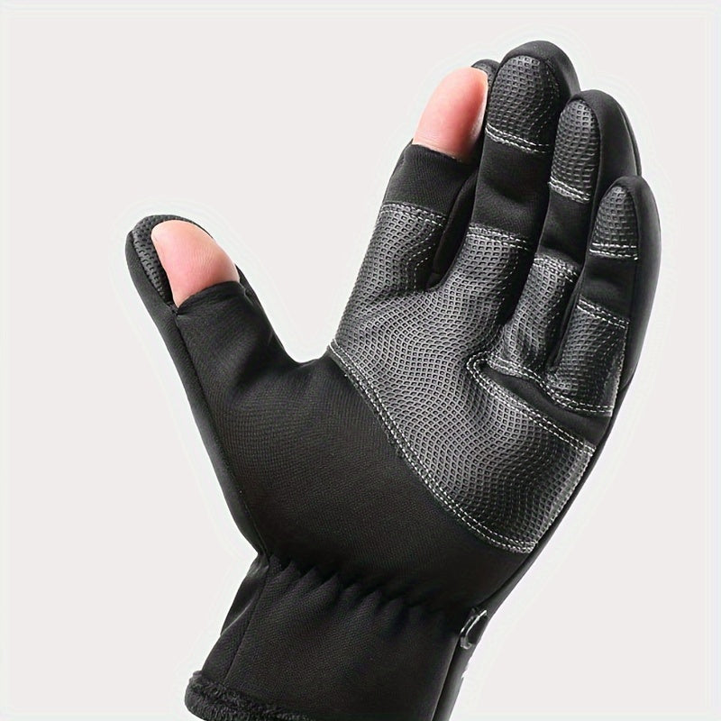 Winter Cycling Gloves Touch Screen Warm Gloves for Men Women