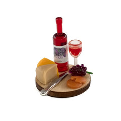Dollhouse Accessories Mini Cakes Wine Glasses & More - Perfect for Decor
